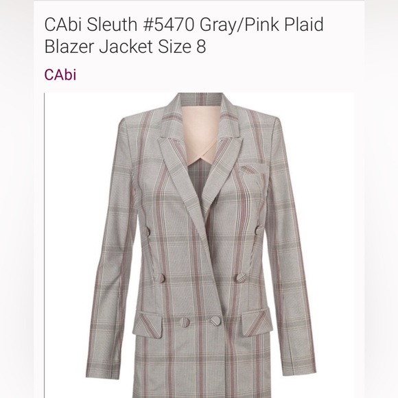 New!! ⭐️💞 Cabi Sleuth Blazer - Picture 1 of 13